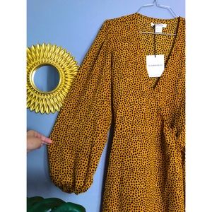 ASOS Animal Print Wrap Dress